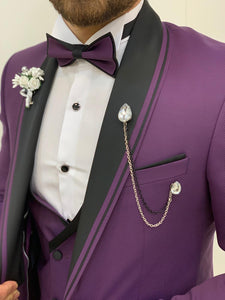 Napolia Royal Purple Slim Fit Tuxedo-baagr.myshopify.com-1-BOJONI