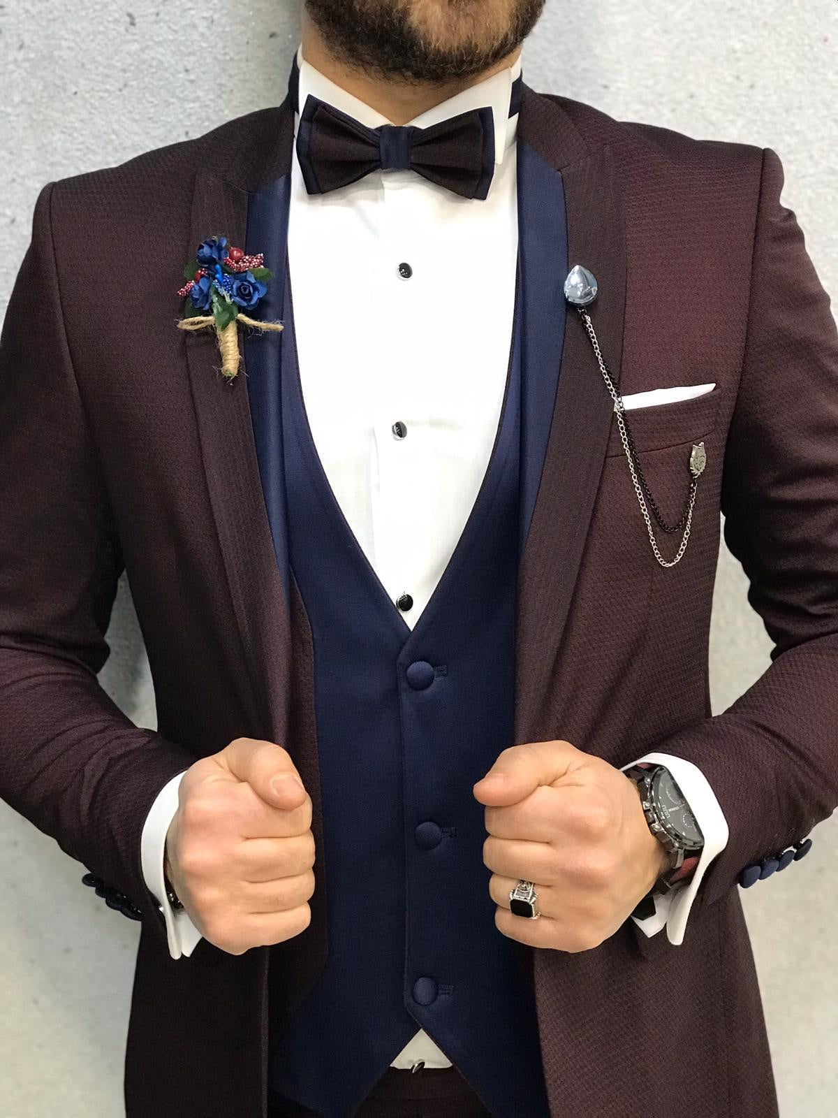 Nova Slim Fit Claret Red Tuxedo-baagr.myshopify.com-1-BOJONI