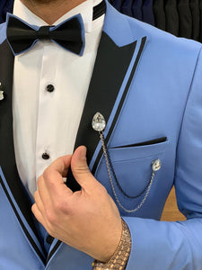 Forenzax Slim Fit Sky Blue Tuxedo-baagr.myshopify.com-1-BOJONI