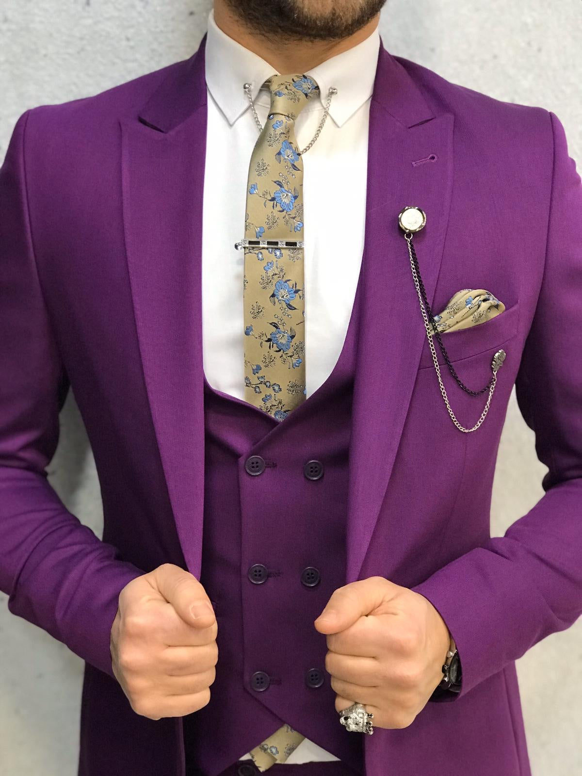 Olympia Purple Slim Fit  Suit-baagr.myshopify.com-1-BOJONI