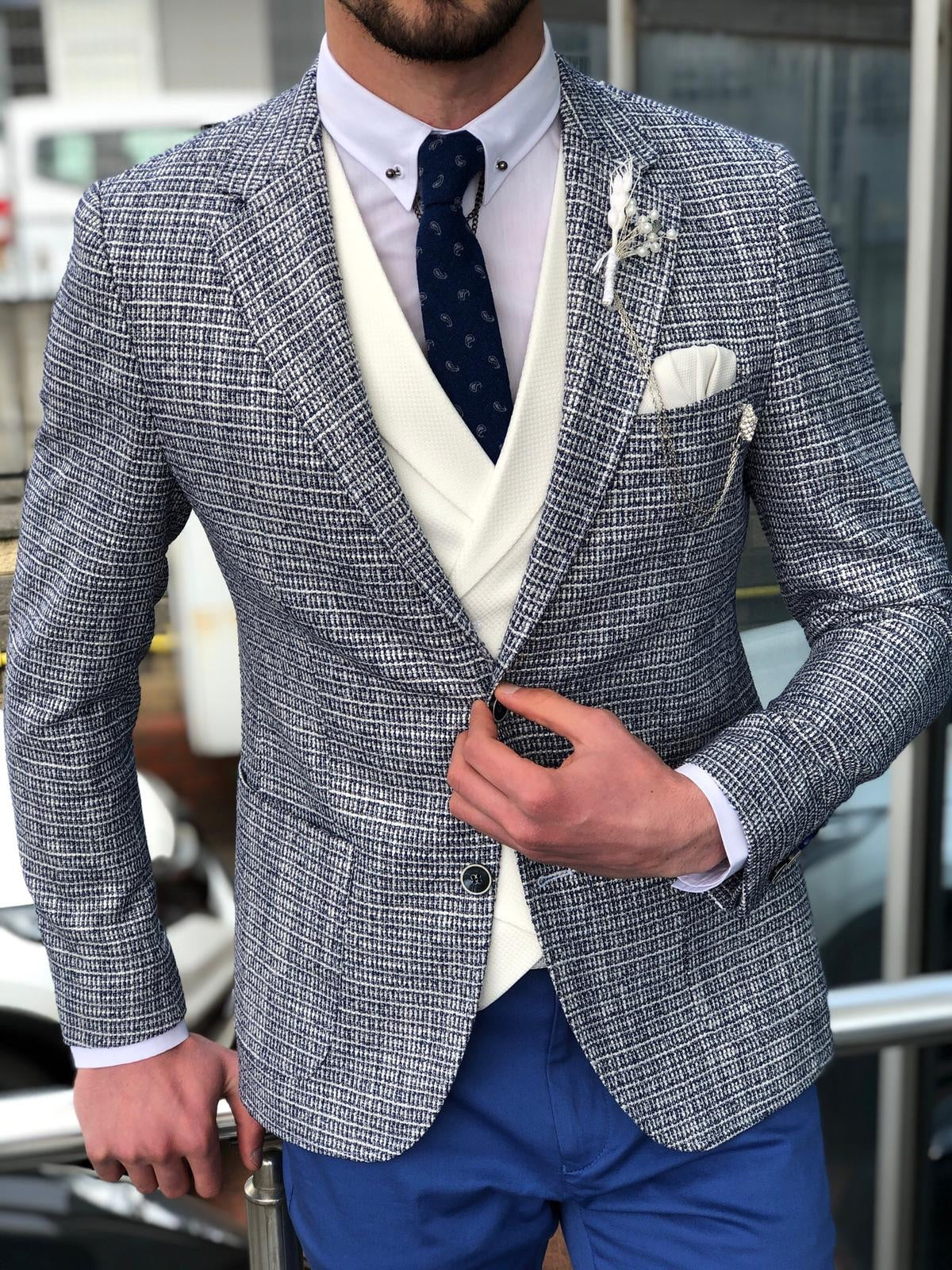 Slim-Fit Suit Vest Gray-baagr.myshopify.com-suit-BOJONI