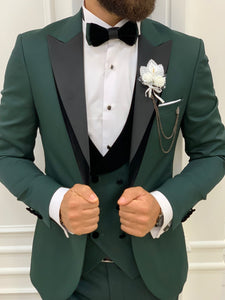 Rocca Green Slim Fit Tuxedo-baagr.myshopify.com-1-BOJONI