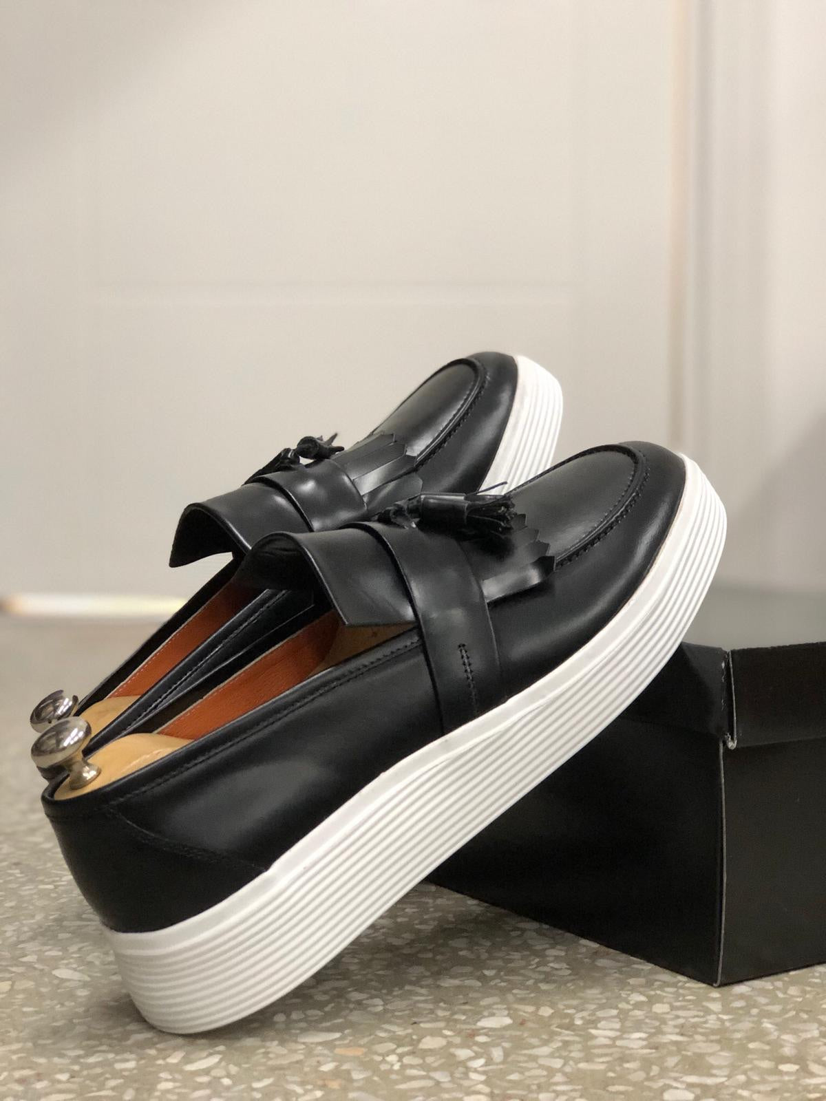 Calf-Leather Shoes in Black (Limited Edition)-baagr.myshopify.com-shoes2-BOJONI