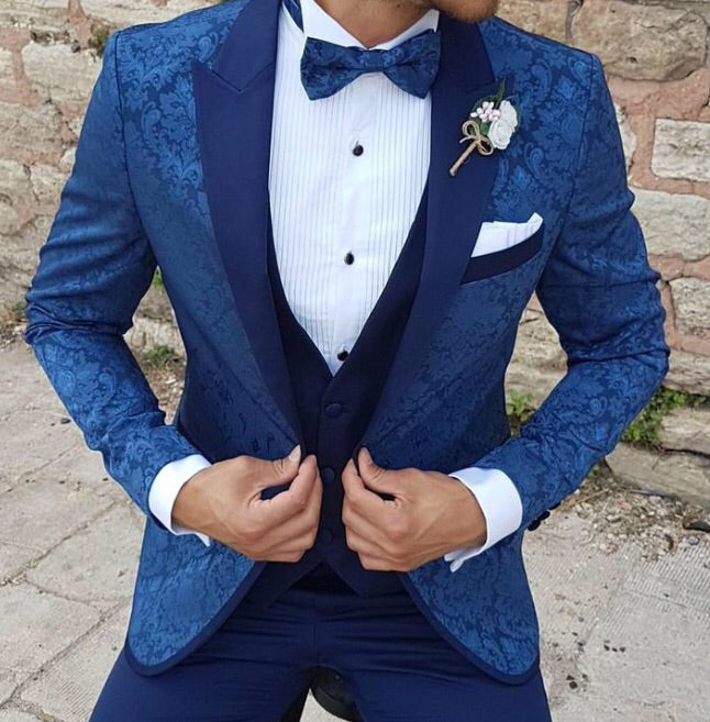 Slim-Fit Tuxedo in Blue-baagr.myshopify.com-suit-BOJONI