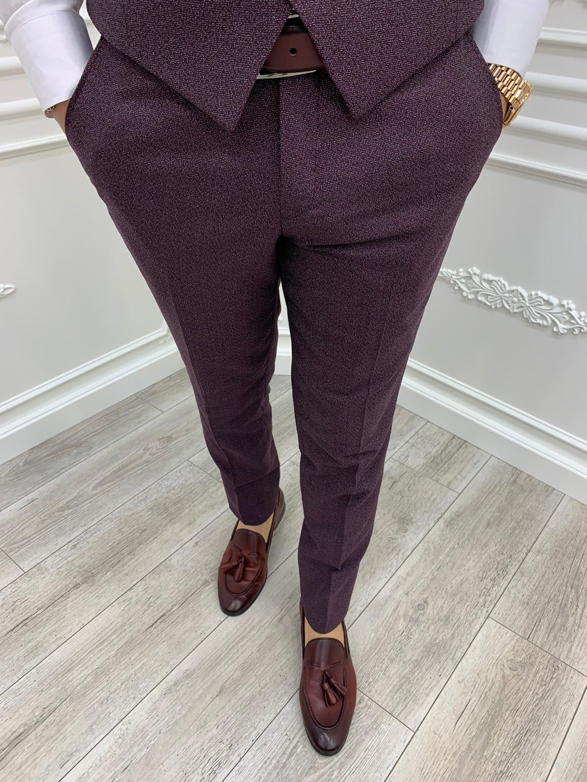 Casatani Claret Red Slim Fit  Suit-baagr.myshopify.com-1-BOJONI