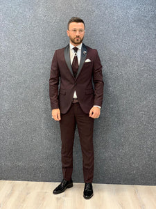 Lanso Slim Fit Tuxedo Red-baagr.myshopify.com-1-brabion