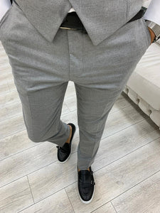 Argeli Gray Plaid Slim Fit Suit-baagr.myshopify.com-1-BOJONI