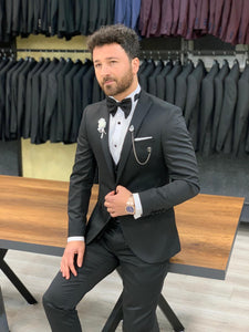 Catani Black Slim Fit Tuxedo #6-baagr.myshopify.com-1-BOJONI