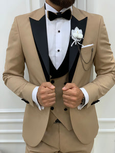 Ventura Dark Cream Slim Fit  Tuxedo-baagr.myshopify.com-1-BOJONI