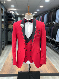 Napolia Royal Red Slim Fit Tuxedo-baagr.myshopify.com-1-BOJONI