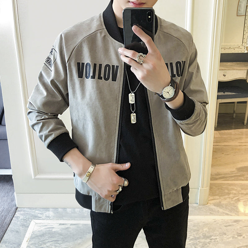 New Suede Slim Fit Bomber Jackets (3 Colors)-baagr.myshopify.com-jacket-BOJONI