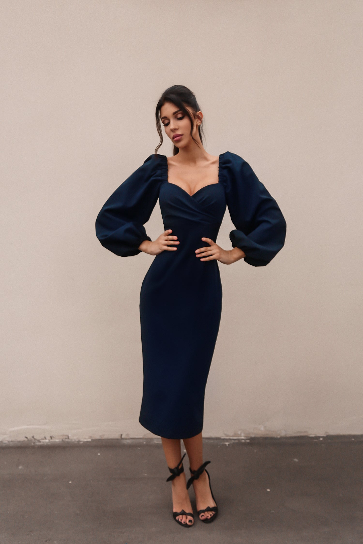 Off Shoulder Sheath Dress-baagr.myshopify.com-dress.-BOJONI