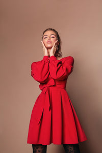 Wrap Dress With Wide Belt-baagr.myshopify.com-dress.-BOJONI