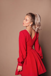 Wrap Dress With Wide Belt-baagr.myshopify.com-dress.-BOJONI