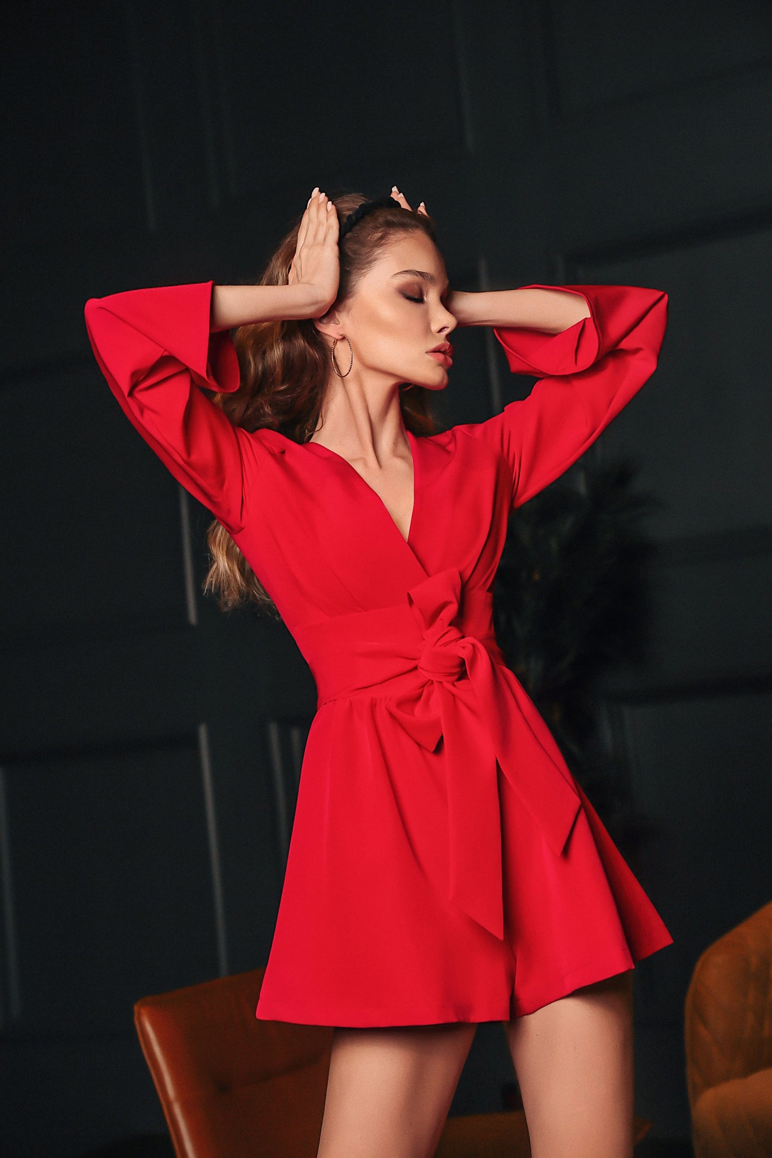 Coral Playsuit-baagr.myshopify.com-dress.-BOJONI