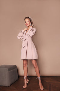 Wrap Dress With Wide Belt-baagr.myshopify.com-dress.-BOJONI